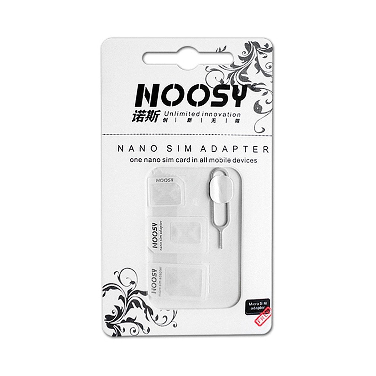 Adaptador Nano SIM a Micro y Estándar Noosy Universal
