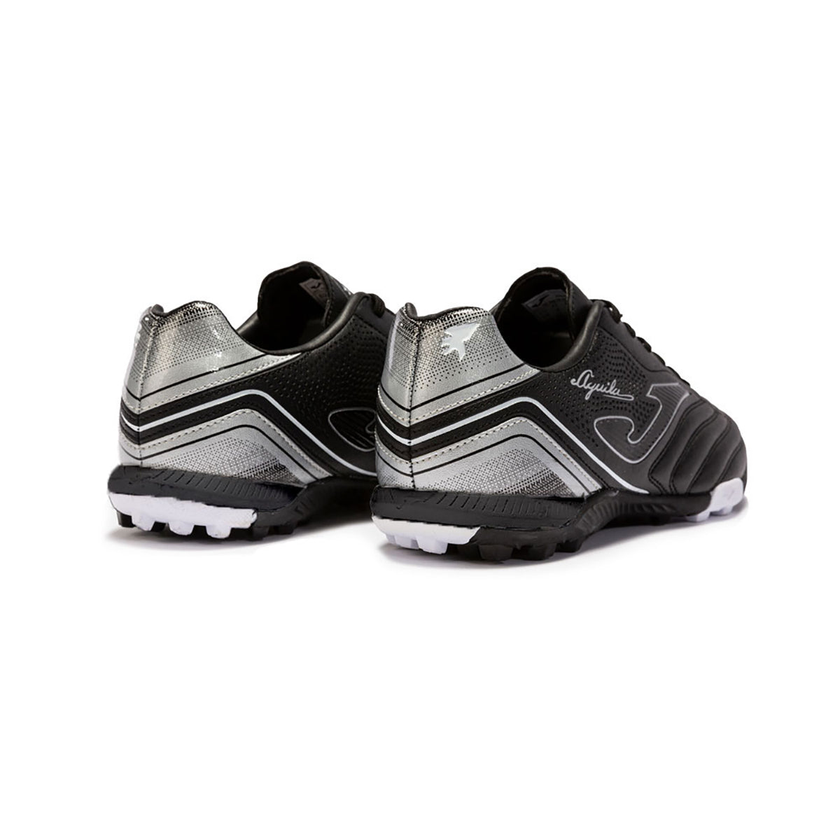 Tenis Fútbol Rápido Joma Turf Negro Diseño Clásico Resistente