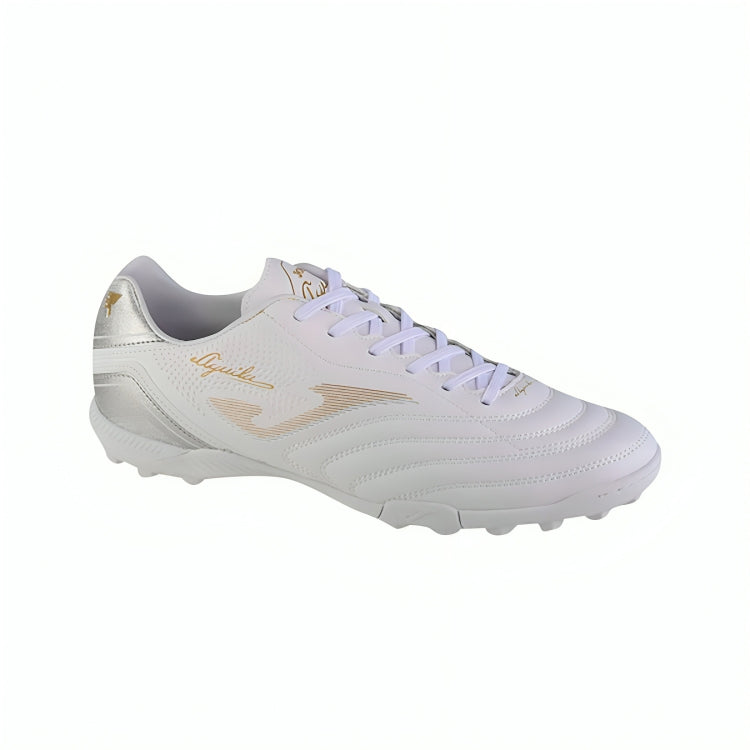 Tenis Futbol Rapido Joma Aguila Turf Blanco Plata Clasico