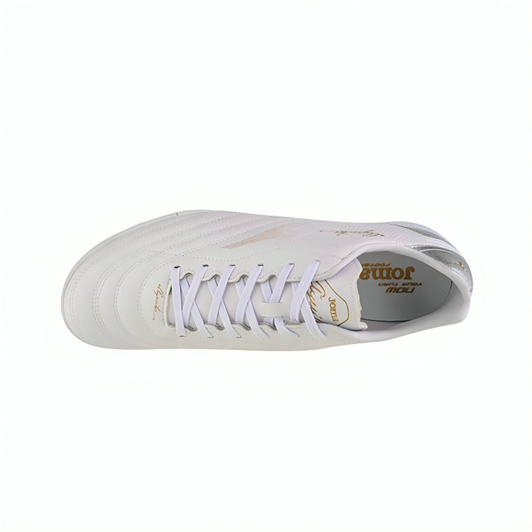 Tenis Futbol Rapido Joma Aguila Turf Blanco Plata Clasico