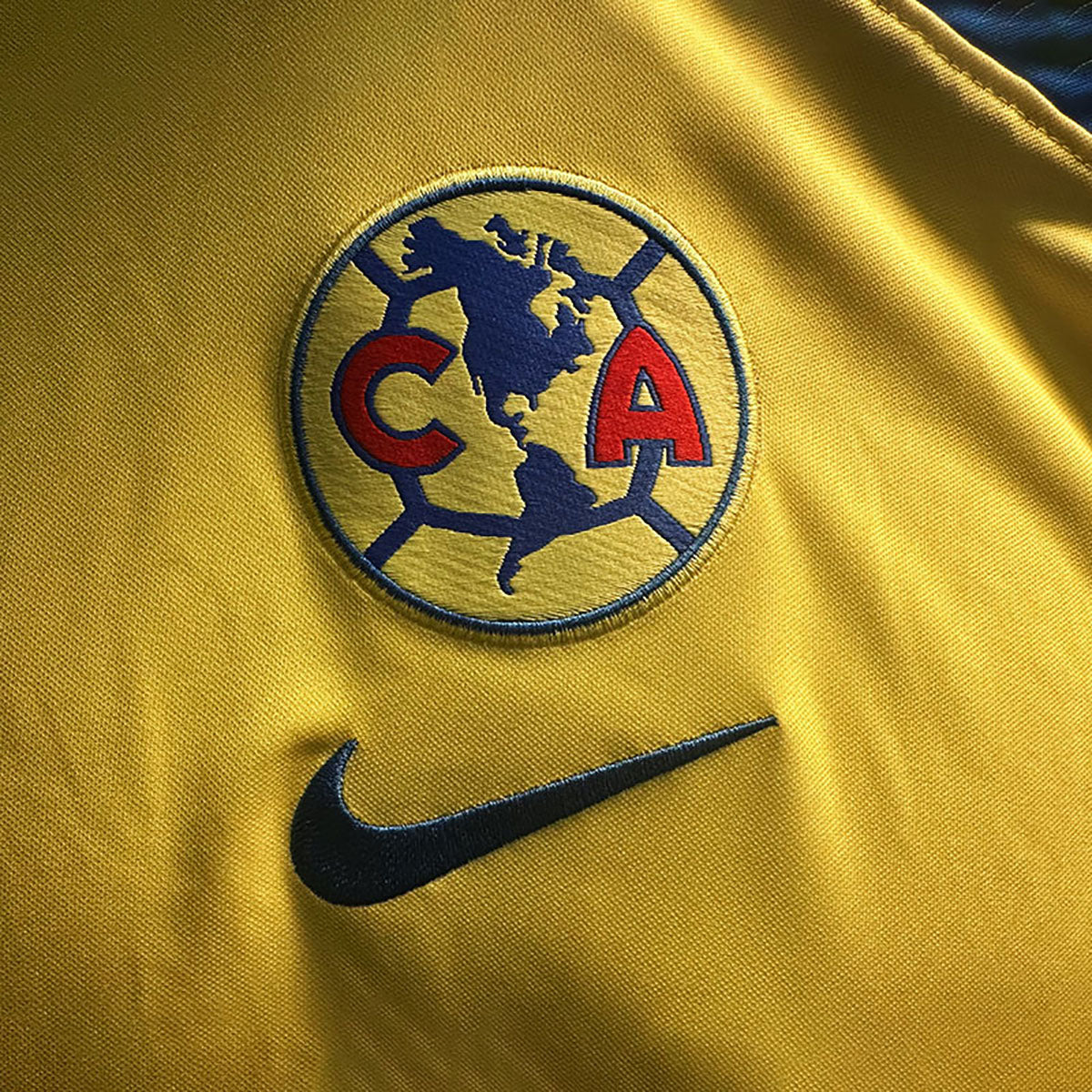 JERSEY NIKE AMERICA AFICIONADO AMARILLO MANGA CORTA TALLA M