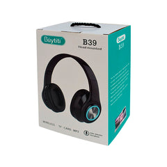 Audífonos Diadema Bluetooth Radio Audb39 - Azul