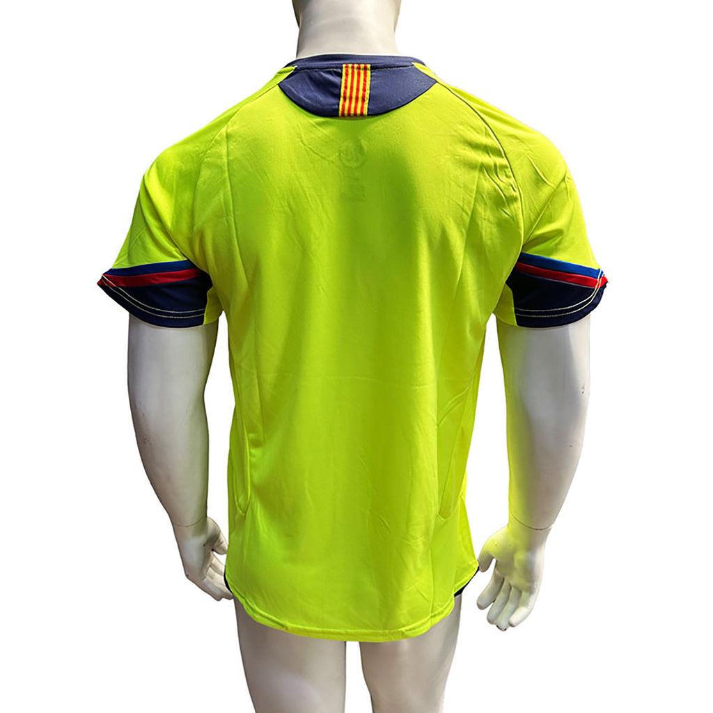 Jersey Nike Retro Barcelona Verde Limon Manga Corta M