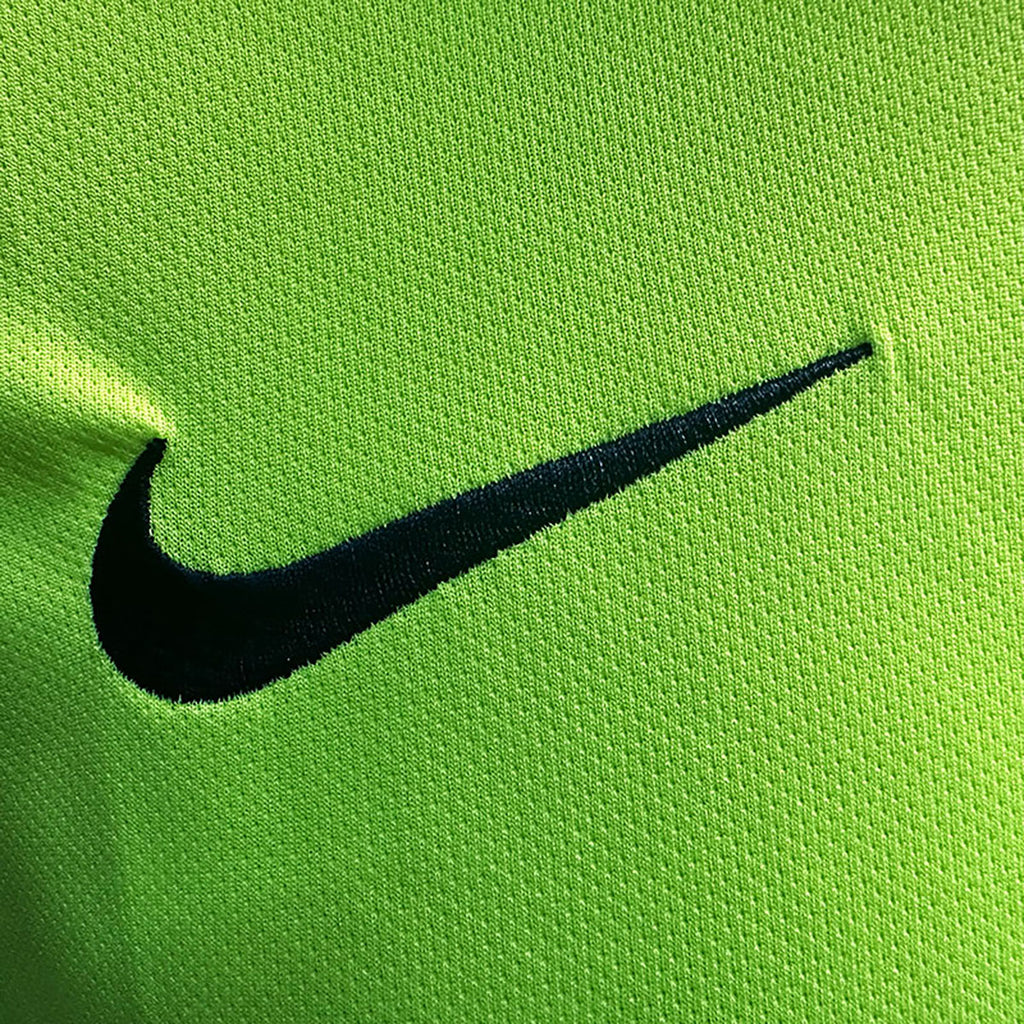 Jersey Nike Retro Barcelona Verde Limon Manga Corta S