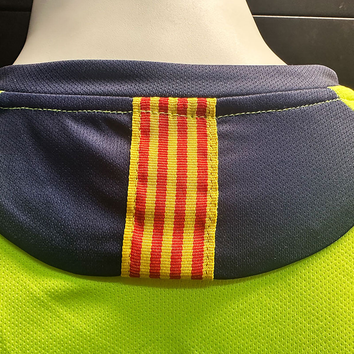 Jersey Nike Retro Barcelona Verde Limon Manga Corta XL