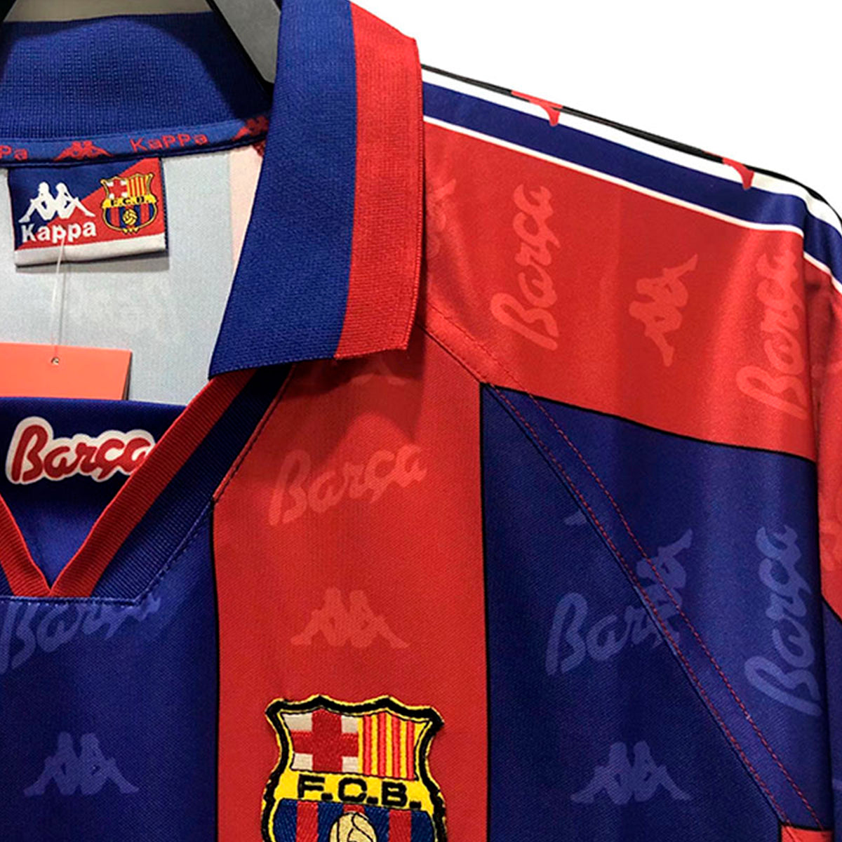 Jersey Kappa Barcelona Local 96/97 Retro Vintage Calidad Thai