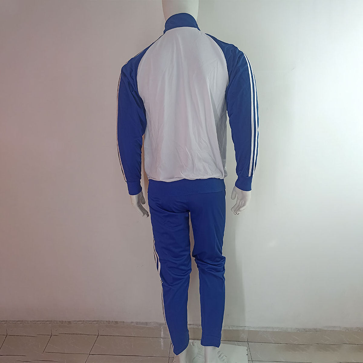 PANTS BLANCO ROYAL RAYAS BLANCAS TALLA M