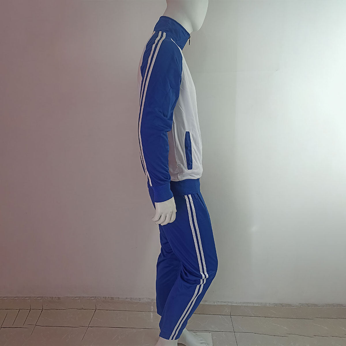 PANTS BLANCO ROYAL RAYAS BLANCAS TALLA M