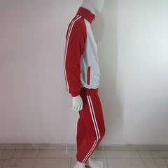 PANTS BLANCO ROJO RAYAS BLANCAS TALLA M
