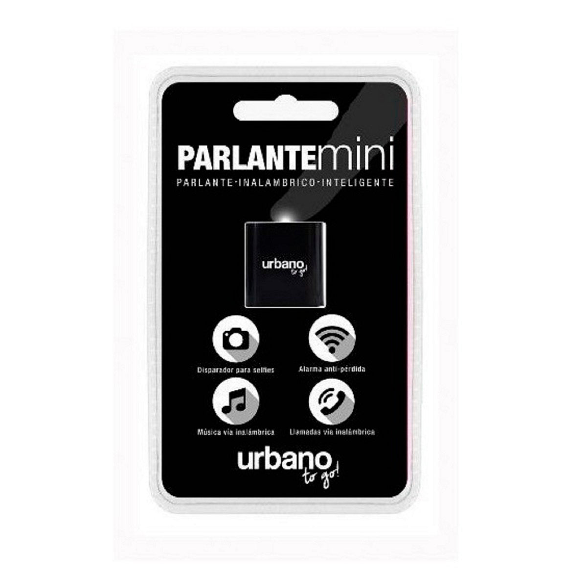 Mini Bocina Bluetooth Urbano To Go Manos Libres - Negro