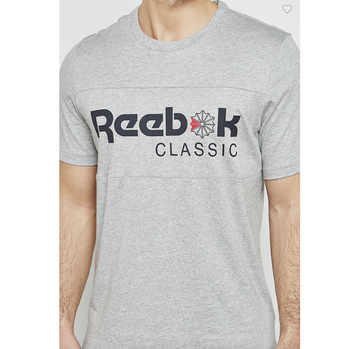PLAYERA REEBOK CABALLERO  FRANCHISE ICONIC GRIS TALLA S