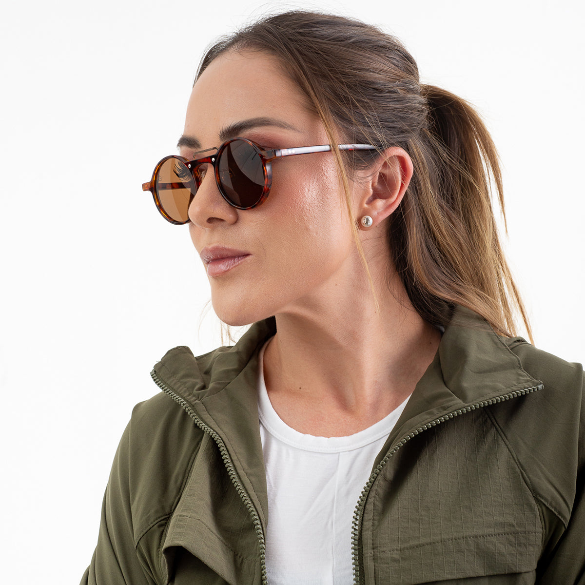 Lentes De Sol Baroc Toscana Brown UV400 Unisex Vintage