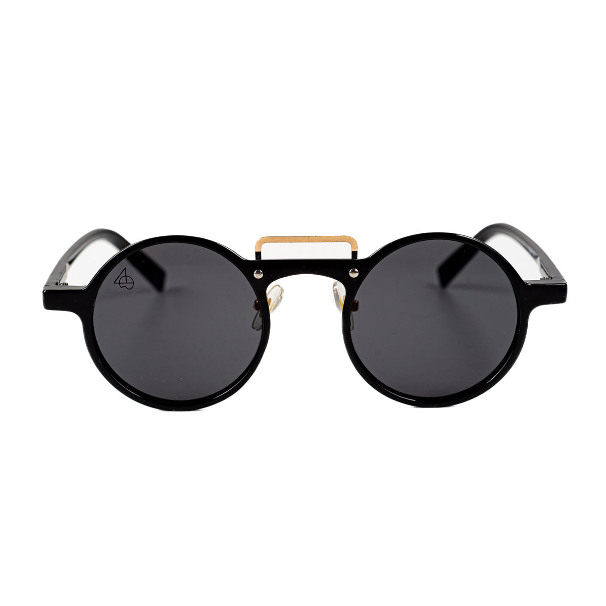 Lentes De Sol Baroc Toscana Black Redondos UV400 Unisex