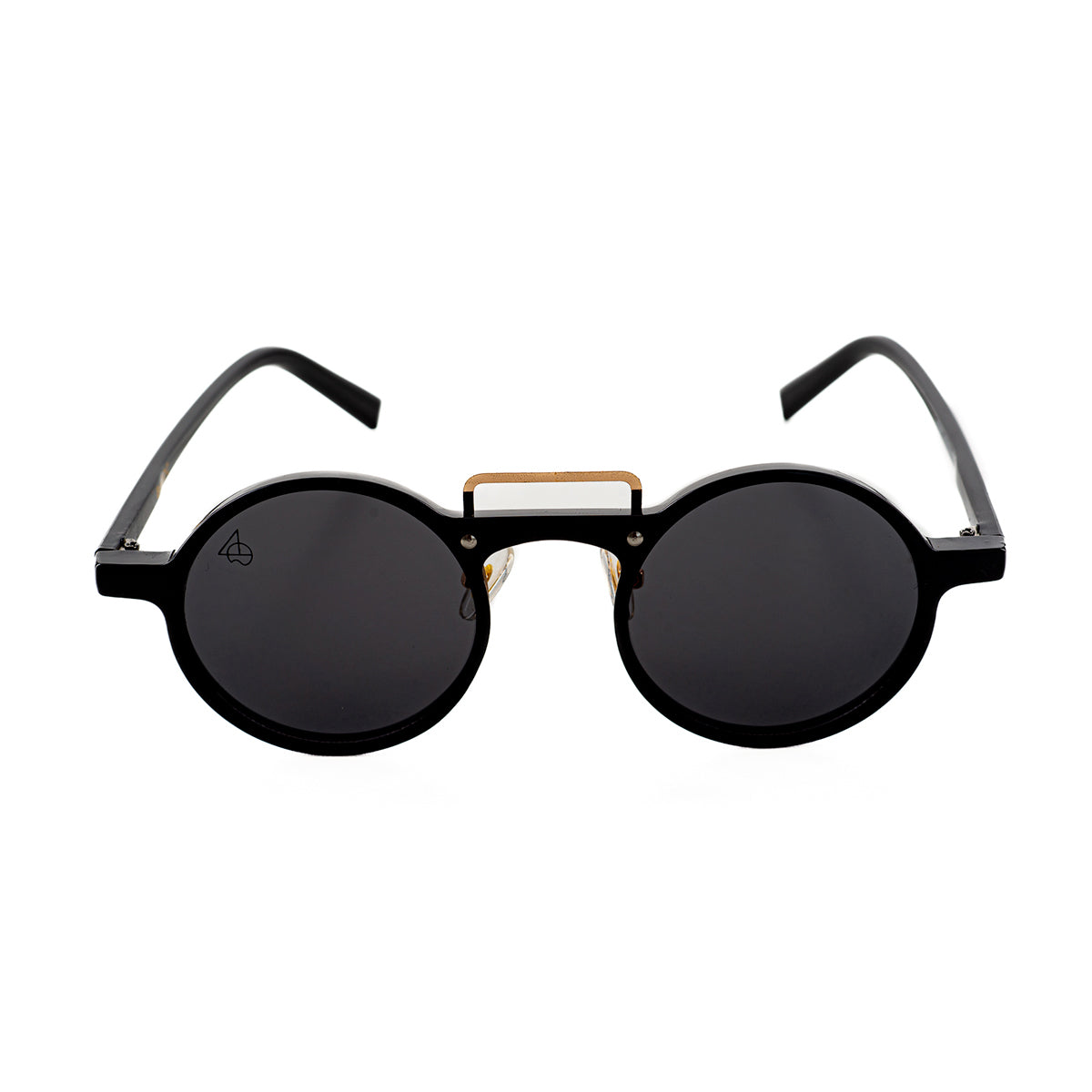 Lentes De Sol Baroc Toscana Black Redondos UV400 Unisex