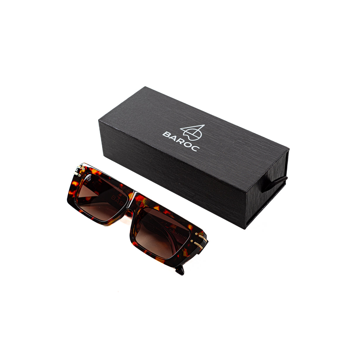 Lentes De Sol Baroc Small Frame Print UV400 Unisex