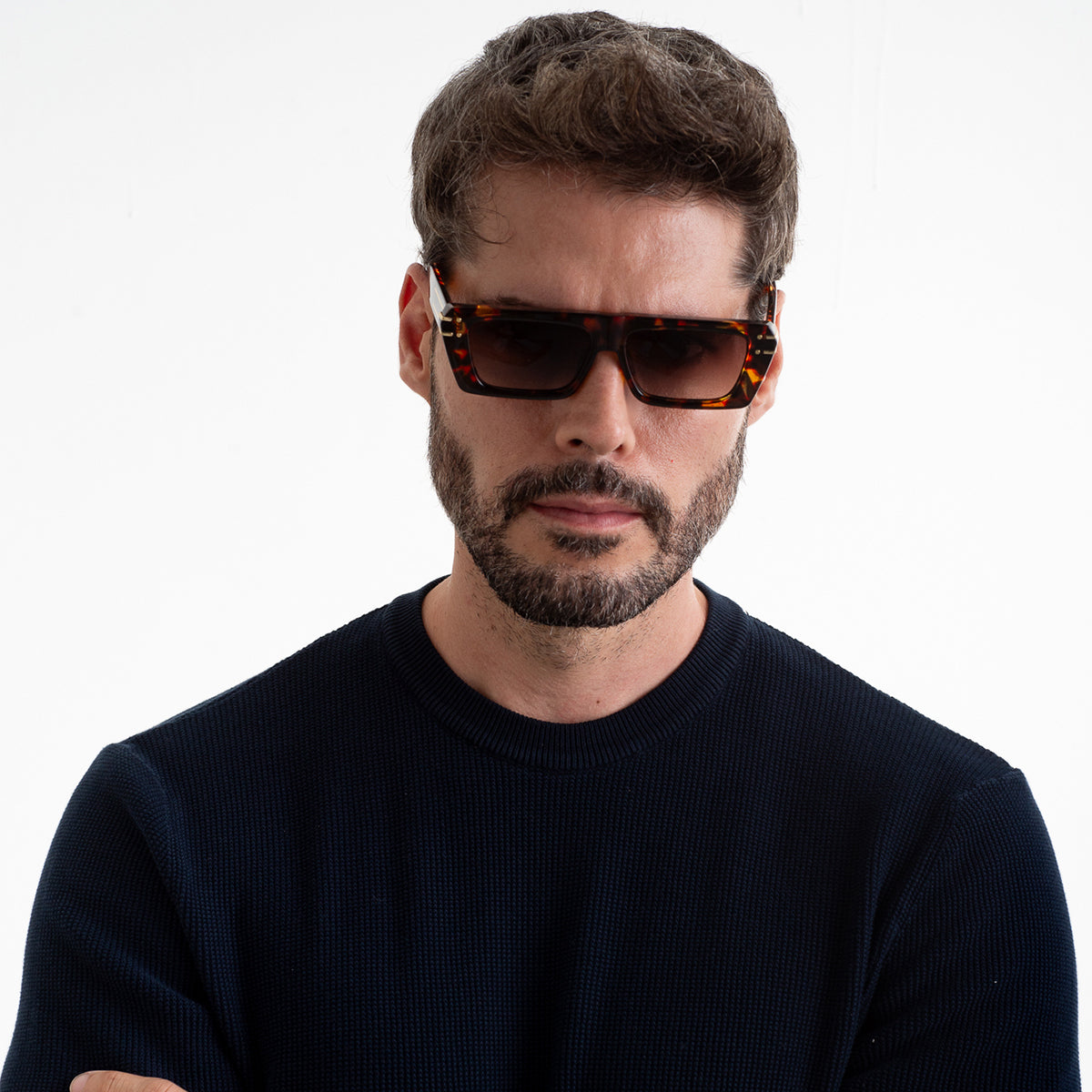 Lentes De Sol Baroc Small Frame Print UV400 Unisex