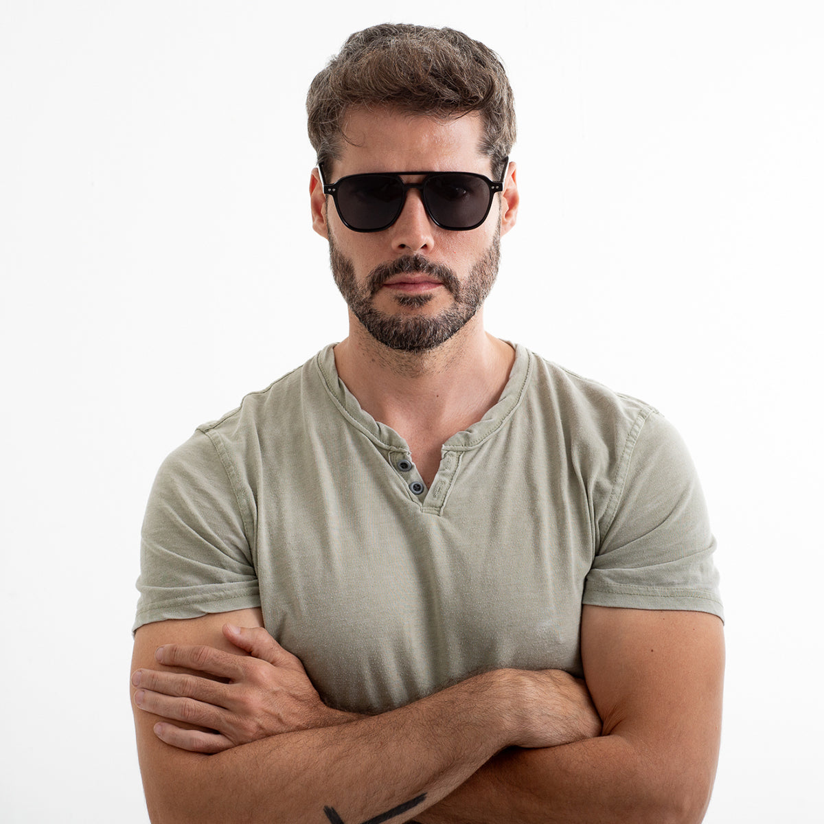Lentes De Sol Baroc Super Star Black UV400 Aviador Unisex