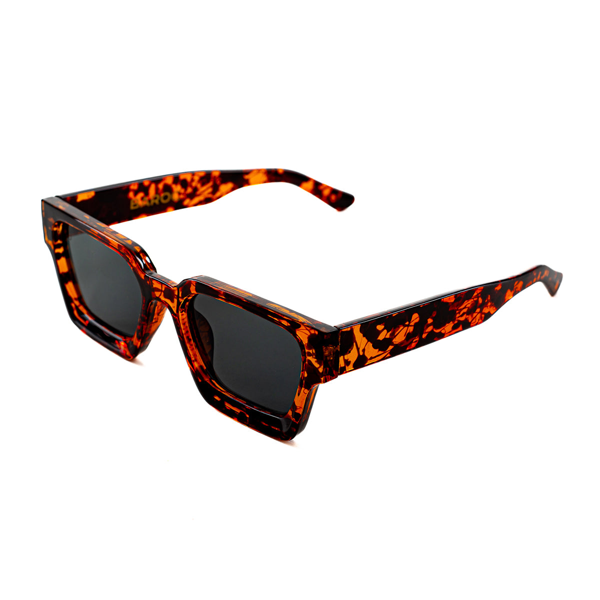 Lentes De Sol Baroc Square Print Carey UV400 Unisex cuadrado