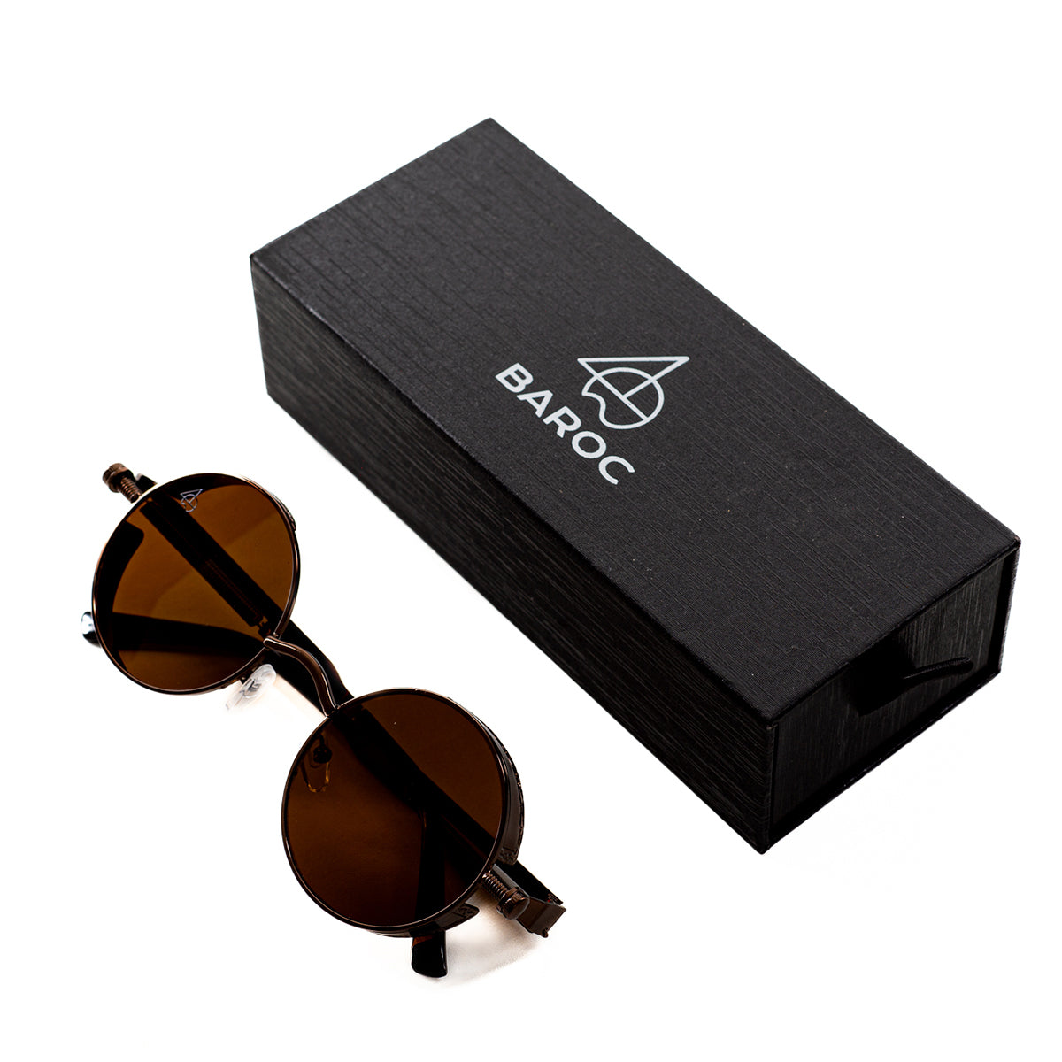 Lentes De Sol Baroc Vintage Star UV400 Redondos Moda