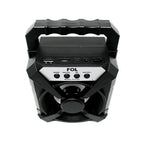 Bocina Bluetooth Portatil Fol 3 Pulgadas Fm Usb Luz Led - Negro
