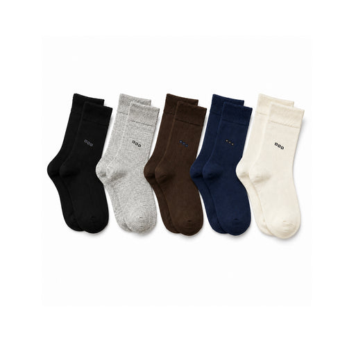 Calcetas Para Caballero Bordado FOSMID Con Aroma Paquete 10 Pares