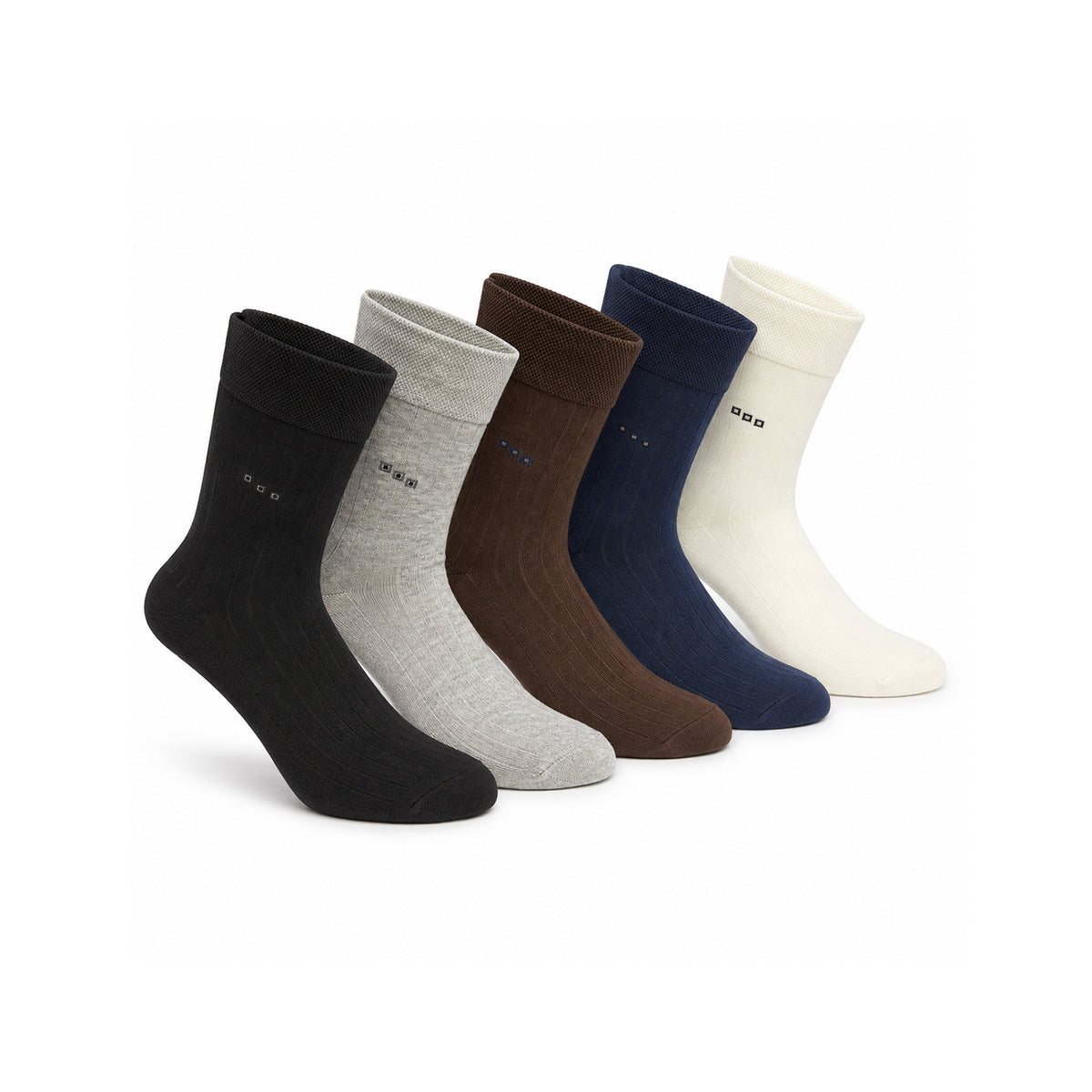 Calcetas Para Caballero Bordado FOSMID Con Aroma Paquete 10 Pares