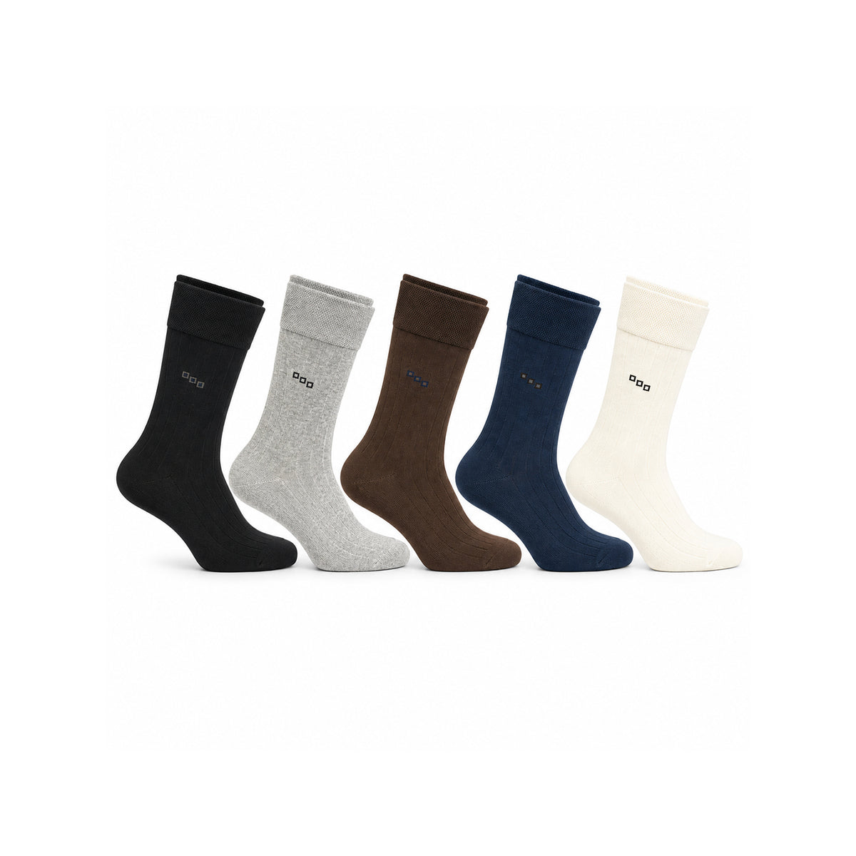Calcetas Para Caballero Bordado FOSMID Con Aroma Paquete 10 Pares
