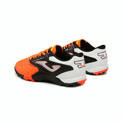 Tenis Fútbol Rápido Joma Turf Naranja Negro Diseño Multitaco Resistente
