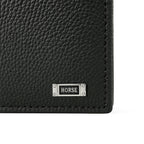Cartera Plake 2 piel sintética negra con tarjetero hombre