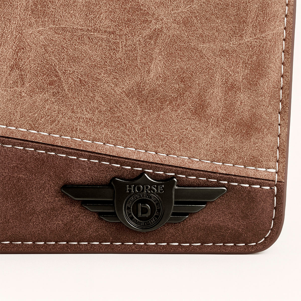 Cartera vinipiel camel tarjetero Basic Wings Horse billetera