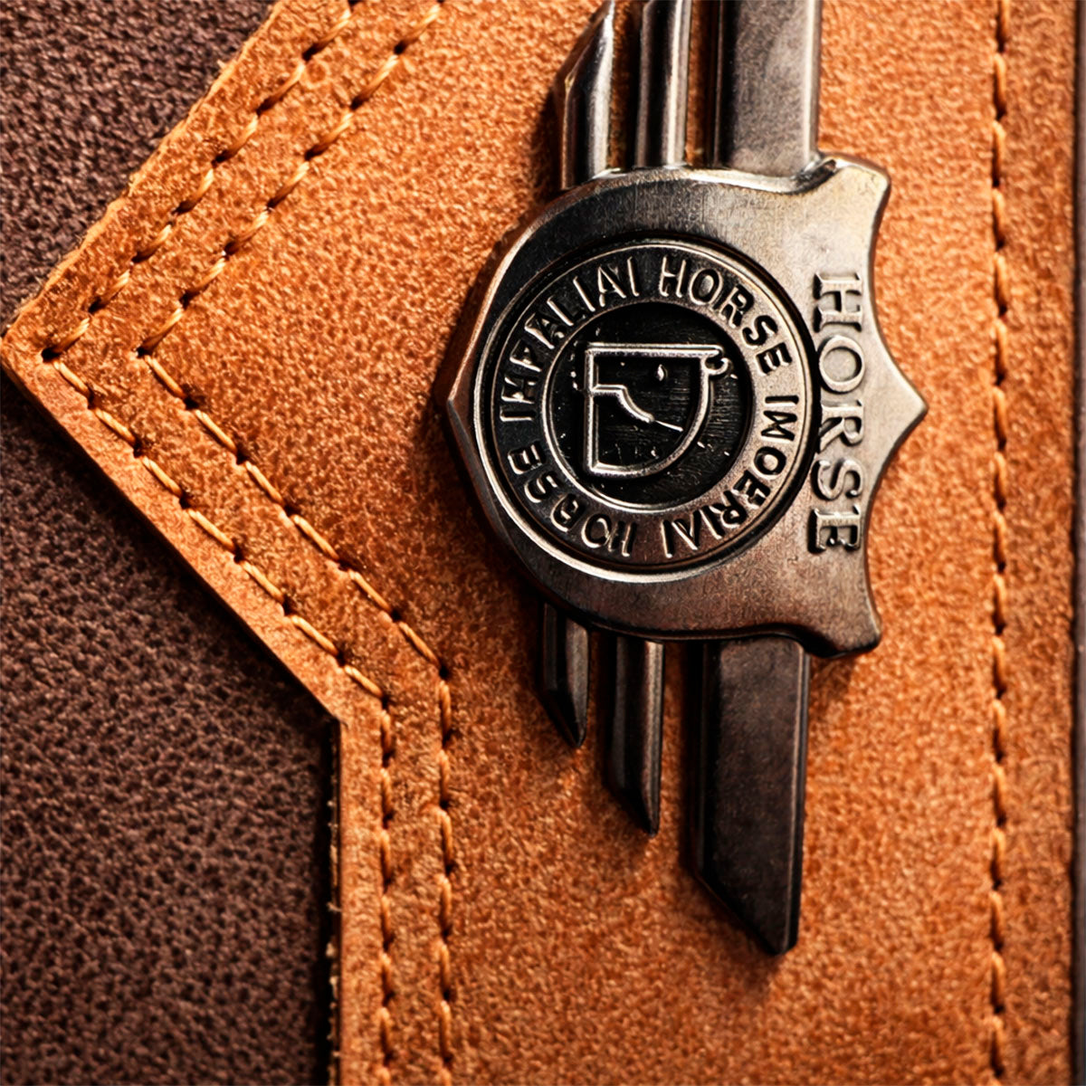 Cartera Horse Imperial Pyramid Wings Billetera Hombre