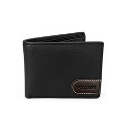 Cartera negro Curve piel sintética negra Polo King curve