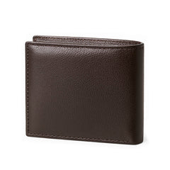 Cartera negra Line café piel sintética Polo King para hombre