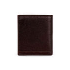 Cartera Curve Café de vinipiel vertical para hombre Horse Basic