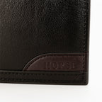 Cartera Curve para hombre de vinipiel negro Horse Basic