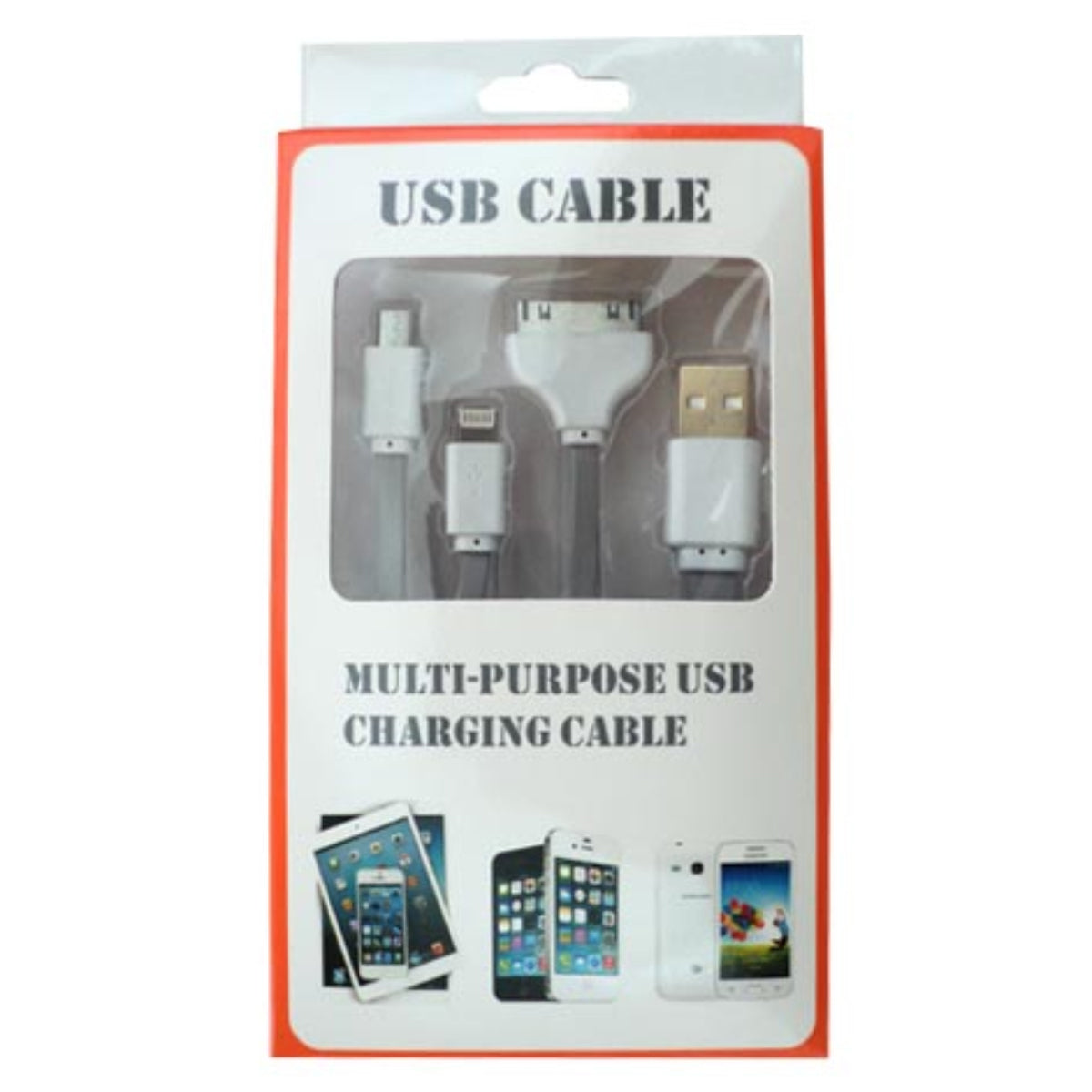 CABLE CHICLE 3EN1 IPH5/IPH4/MOV8 1M GRIS