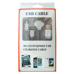 CABLE CHICLE 3EN1 IPH5/IPH4/MOV8 1M GRIS