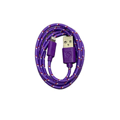 CABLE AGUJETA IPH6 REDONDO MORADO