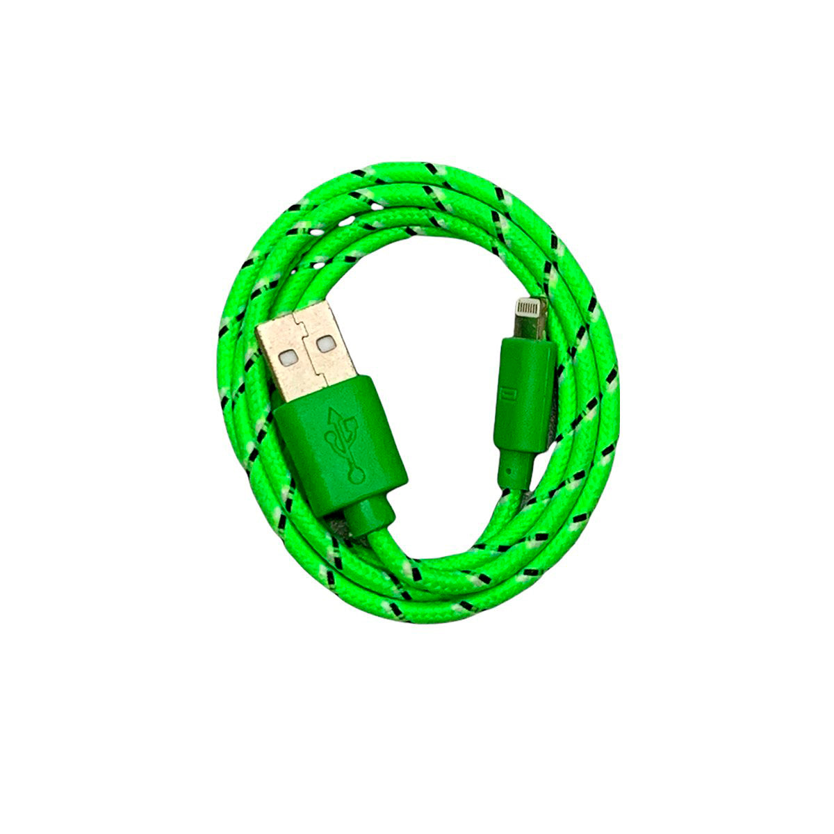 CABLE AGUJETA IPH6 REDONDO VERDE