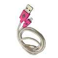 CABLE LIGHTING IPH6 REDONDO ROSA