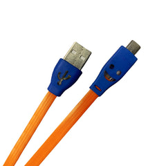 CABLE SMILE MICRO USB NARANJA
