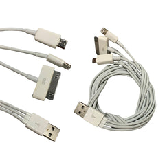 CABLE 3EN1 V8/IP4/IP5 1M BLANCO