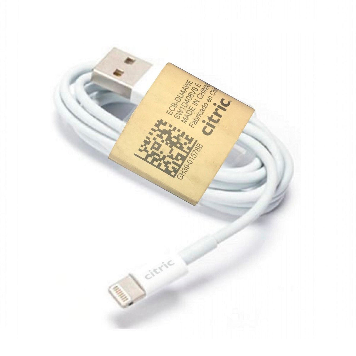 CABLE IPHONE6 100MM 2A BLANCO