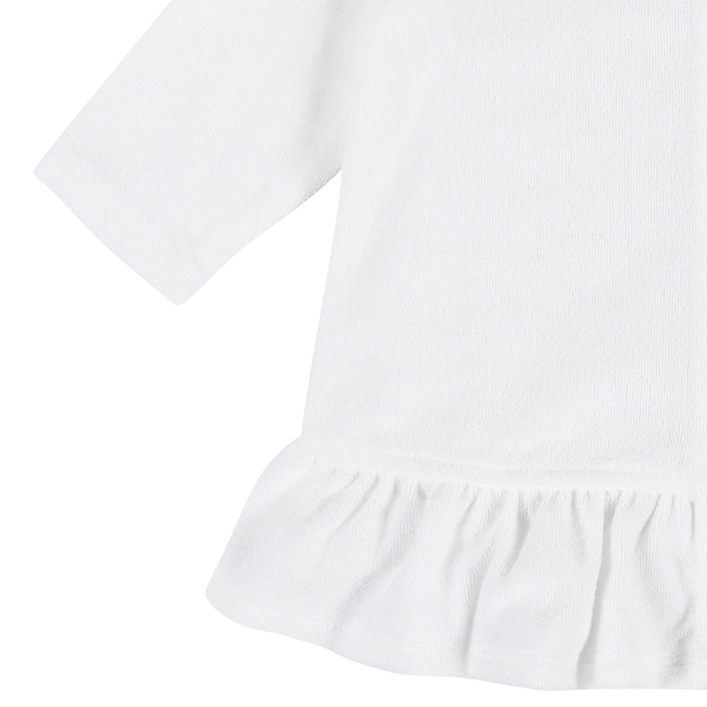 Bata baño bebé Gerber rizo suave 2 a 5 años cierre frontal-2T, 3T, 4T, 5T