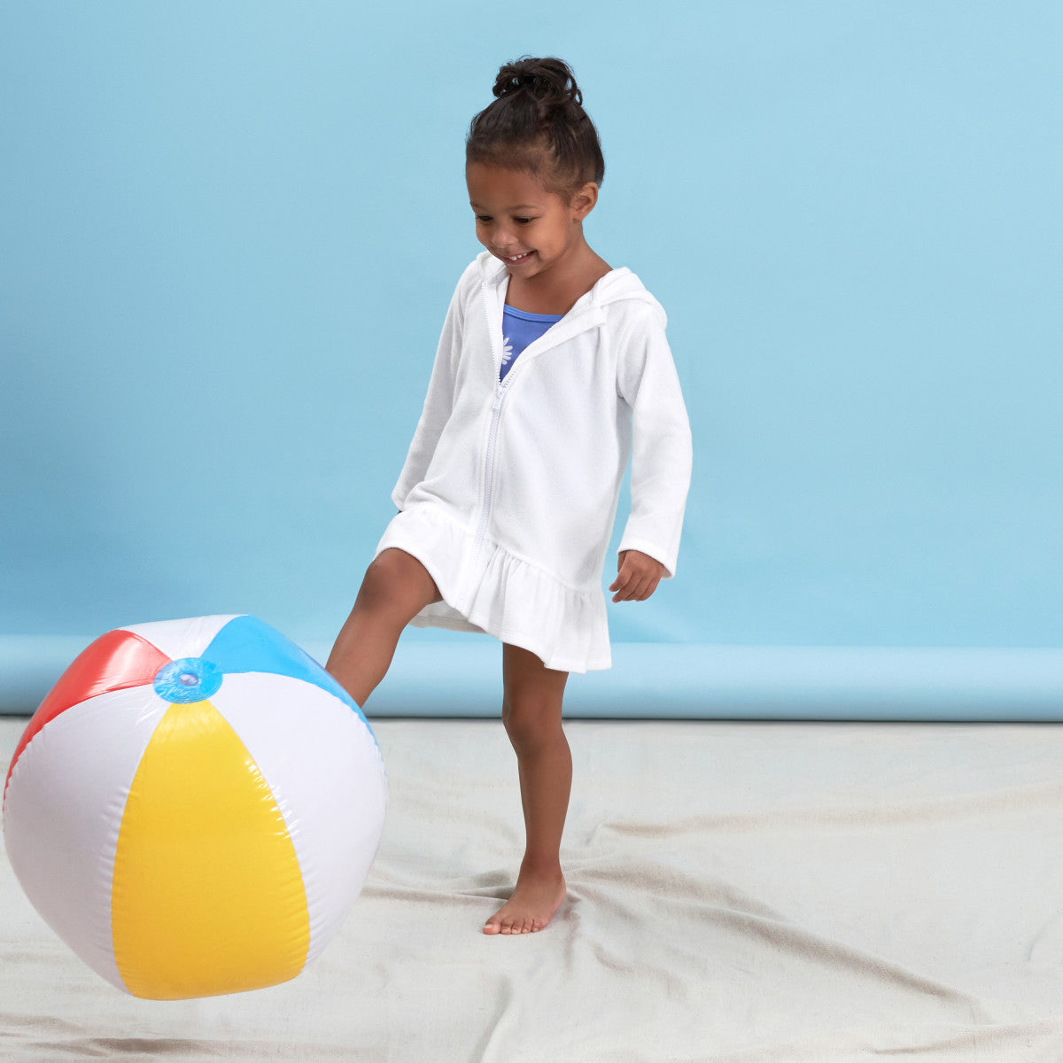 Bata baño bebé Gerber rizo suave 2 a 5 años cierre frontal-2T, 3T, 4T, 5T