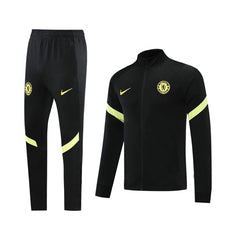 Conjunto Chelsea Sudadera Y Pants Cómodos Negro Fans