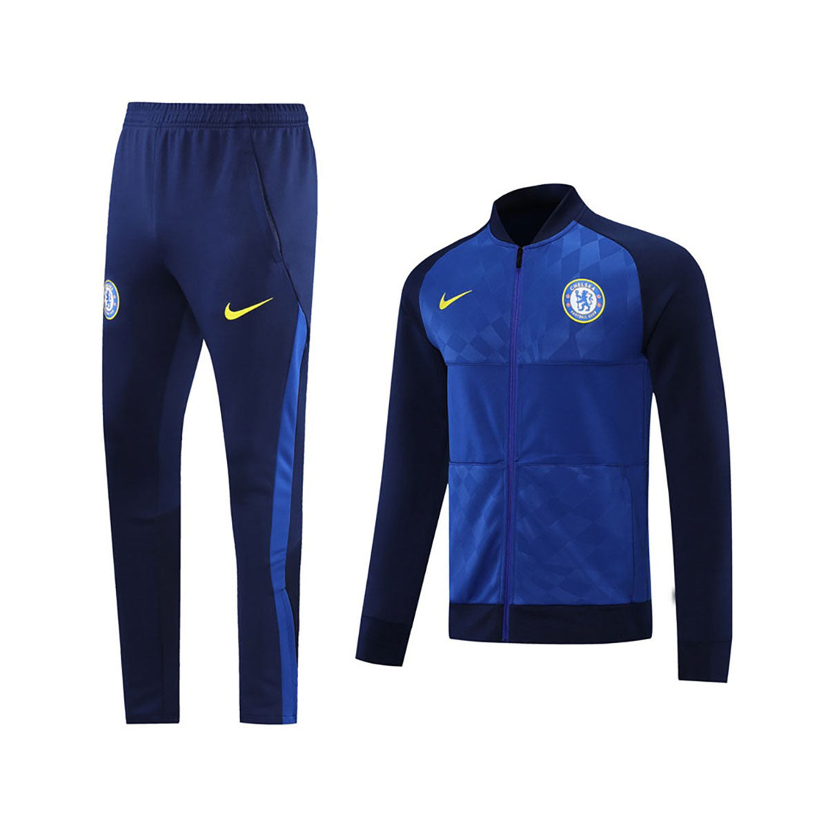 Conjunto Chelsea Sudadera Y Pants Cómodos Azul Marino Fans