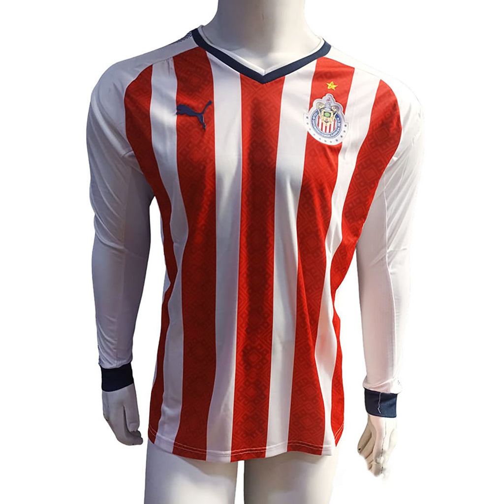 JERSEY PUMA JUGADOR CHIVAS MANGA LARGA TALLA L
