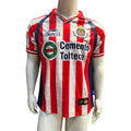 JERSEY ATLETICA RETRO CHIVAS MANGA CORTA ROJO BLANCO TALLA S