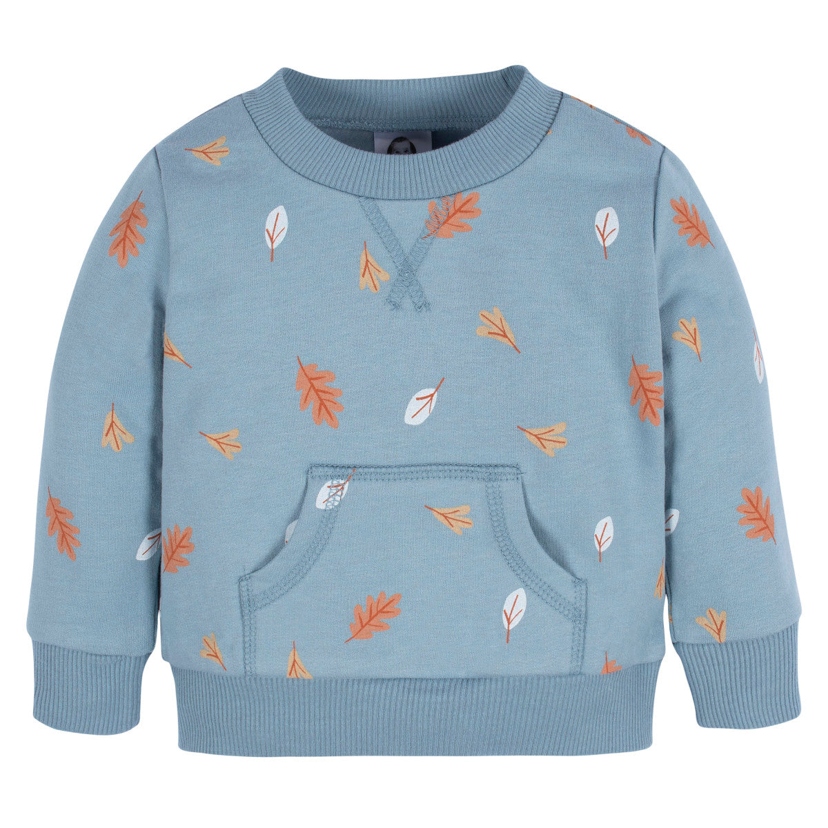 Conjunto Gerber para niño sudadera y pantalón azul-5T